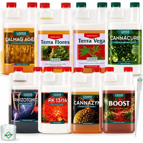 Canna 8-Teiliges Dünger Set – Pflanzen Nährstoffe Set (1/2)