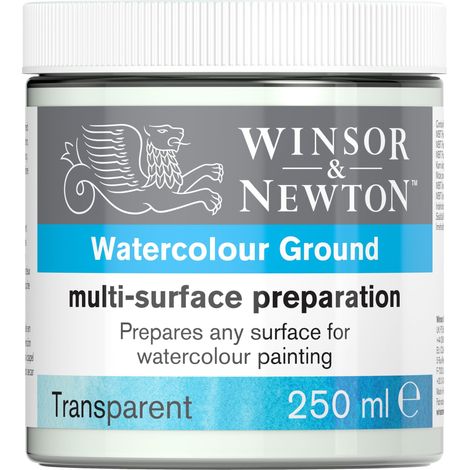 Préparation multi-surfaces – Pour toile, bois, verre, métal et plastique – Apprêt invisible pour des couleurs lumineuses – Transparent, 250 ml (1/5)