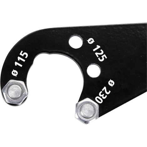 Wolfcraft Flanschschlüssel gerade 30/35 mm Schleifgitter (1/2)