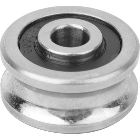 U-Nut-Führungskugellager SG25 aus hochkohlenstoffhaltigem Chrom-Wälzlagerstahl, 8 x 30 x 14 mm (1/5)