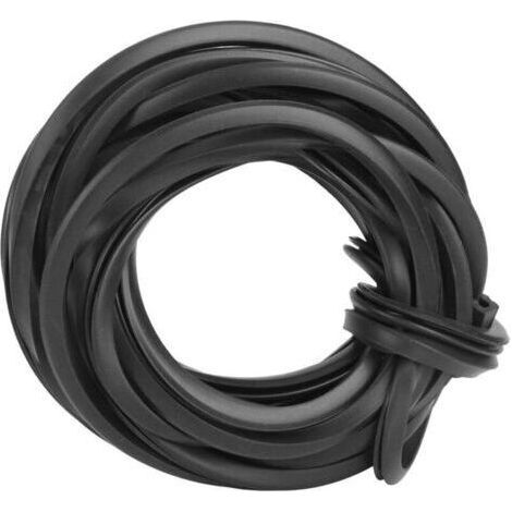 Glass Sealing Strip, Greenhouse Glazing Seal 4M Optional Black Greenhouse Rubber Seal Greenhouse Rubber Strip Line Cable Accessories (1/4)