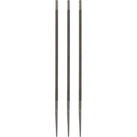Lot de 3 Limes à Chaîne pour Tronçonneuse Circulaire 5,2 Mm. Kit D'accessoires pour Le Travail du Bois. (1/5)