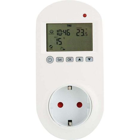 16A Plugin Thermostat Programmable Chauffage électrique Contrleur de température UE 230V (1/4)