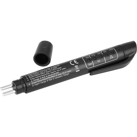 Testeur numérique de liquide de frein DOT3/DOT4/DOT5 avec 5 voyants LED pour contrôle qualité d'huile (1/5)
