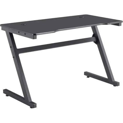 Gaming-Tisch aus Metall 60x120x75 schwarz