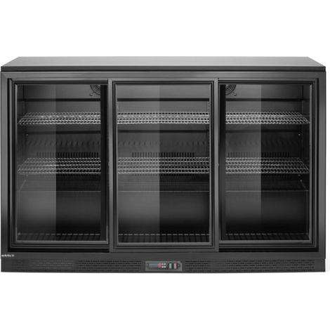 Arrière de bar avec trois portes coulissantes - Ref 236901 - 53x135xH89 cm - Hendi (1/5)