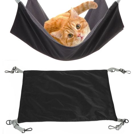 Hamac suspendu pour chat, lit doux pour cage, chiot, furet et petit animal (1/3)