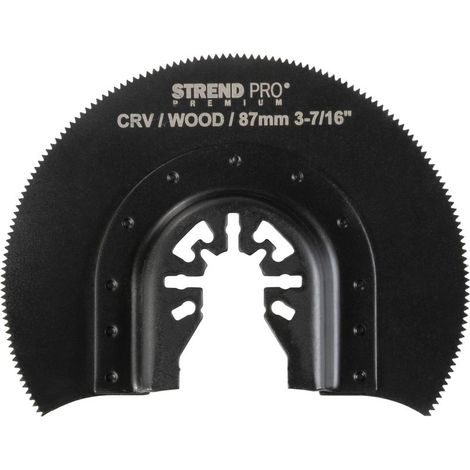 Werkzeug Strend Pro RS-W007 Sägeblatt - Halbkreis 87 mm, für Multischleifer, Cr-V, HCS (1/4)