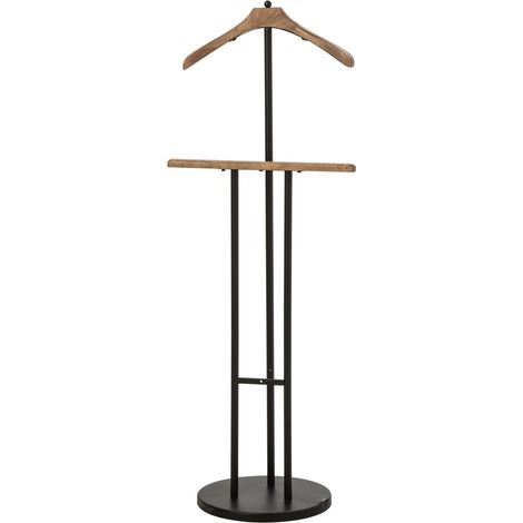 Valet de Chambre en Métal "Butler" 128cm Noir