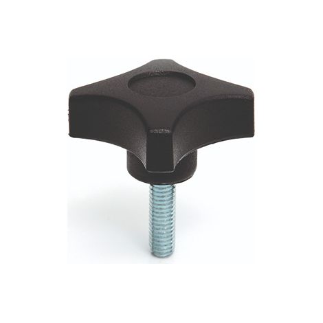 Bouton de serrage RS PRO M8 x 20 x 20mm Thermoplastique ( Prix pour Paquet de 10 )