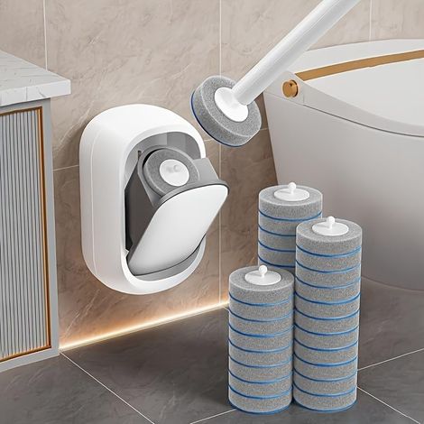 Brosse WC jetable, hygiénique et pratique à usage unique (1/5)