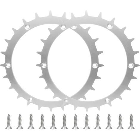 Pointes en acier inoxydable pour tondeuse à gazon Bosch Indego XS300 M700 S500 170 mm avec 12 vis, amélioration de la traction pour Bosch