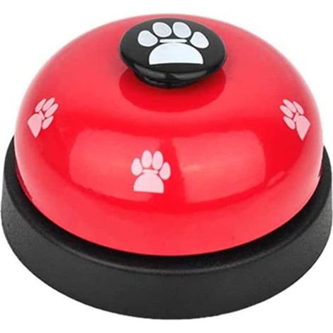 cloche Pour Chien (rouge) Pour L'entranement La Porte, Cloche Pour Animaux De Compagnie Pour Que Les Chiens Sonnent, Sonnette De Porte De Qualit (1/5)