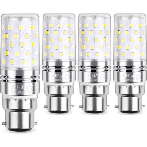 LED Ampoule à Maïs 12W, 6000K Blanc Froid, 1450LM, B22 Casquette Baïonnette, Pack of 4 (1/5)