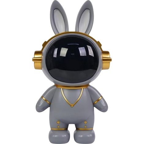 Cochonnette Epargne - Boîte À Argent En ABS Écologique - Pour Enfants Et Adultes - Astronaute Lapin - 1 Pièce (1/5)