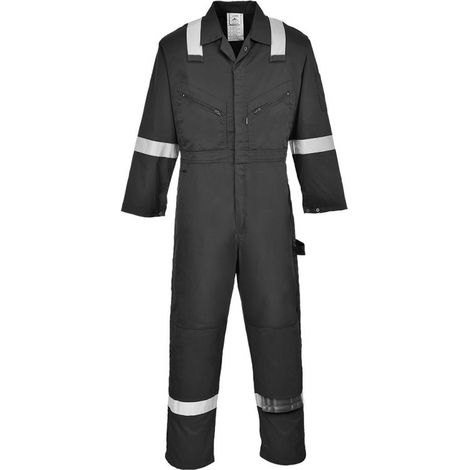 Combinaison haute visibilité Portwest Iona Noir XL (1/2)