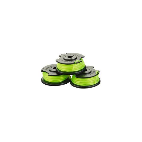 For RYOBI 3-pack 2mm single twist spools for RAC143 battery trimmer