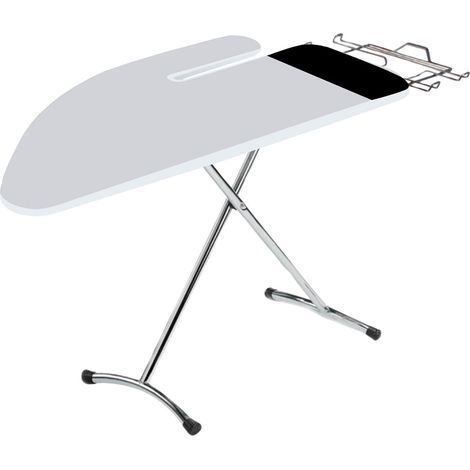 Asse da Stiro Completo Combiboard 125x48 cm con Piano Stiramaniche Regolabile in Altezza