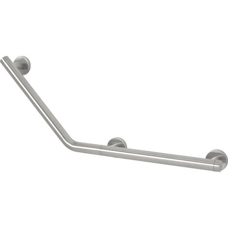 Tiger Boston Comfort & Safety Maniglione di Sicurezza - Sinistra 135°, Acciaio Inox Spazzolato, 58.7 x 23.6 x 7 cm (1/4)