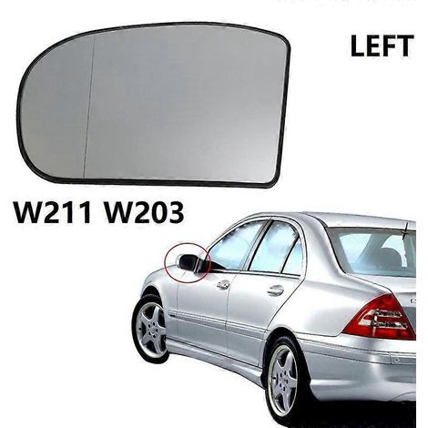 Rétroviseur extérieur gauche chauffant pour Mercedes-Benz Classe E W211 (2002-2008) et W203 (2000-2004) - Référence : 2038100121 (1/5)