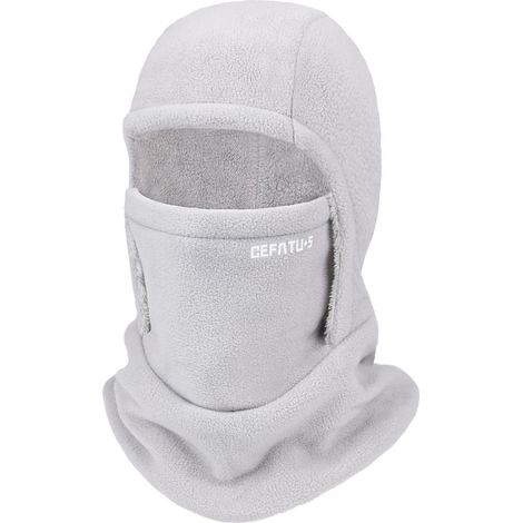 Cagoule polaire thermique coupe-vent pour homme et femme, tour de cou, masque facial d'hiver (1/5)