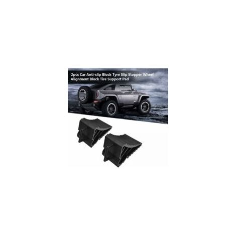 Blocs antidérapants 2 pièces voiture-blocs de pneus antidérapants, blocs antidérapants pour pneus de camion de grande voiture (1/4)