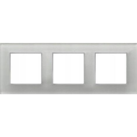 Ospel Aria Prestige dreifaches Rahmen grau modernes Glas