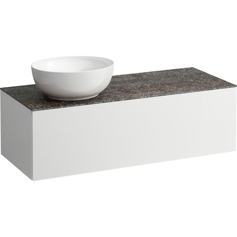 LAUFEN Il Bagno Alessi cajonera, 1 agujero para grifo, encimera