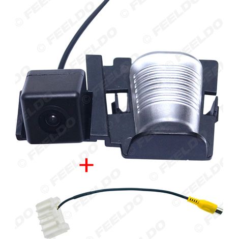 Compatible avec la caméra de recul à vision nocturne Jeep Wrangler, câble de conversion image de recul embarqué + entrée de recul (1/5)