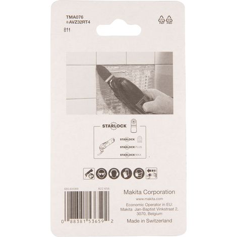 Lame de scie Makita TMA076 Starlock P40 32 mm
