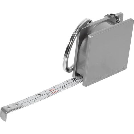 Mètre ruban compact porte-clés, 1m, 70cm, métal, rétractable (1/5)