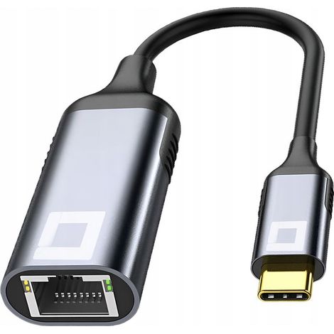 Adaptateur Ethernet USB-C CO2, carte réseau Gigabit LAN RJ45 2500 Mo (1/5)