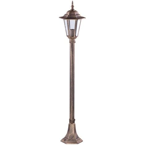 Lampione da giardino Kaja Standard K6009B nero oro IP44