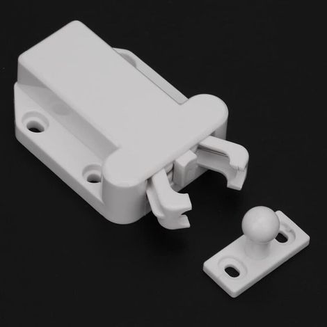 10pcs White Cute Shape Cabinet Door Bouncer Cupboard Touch Release Latches Push Open Catch Doors Latches for Drawer