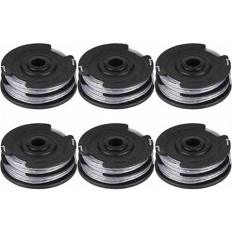 6Pcs F016800351 Set de Bobines pour Tondeuse pour Bosch ART 30-36 LI ART 24 ART 30 Bobine pour Coupe-Bordures (1/5)