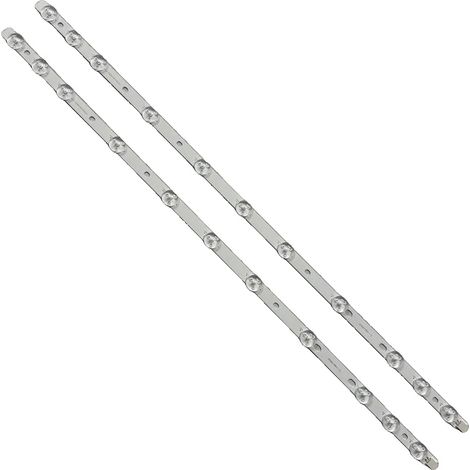 Tira de LED, 11 LED, 57,5 ​​mm de longitud, alimentación CC, flujo luminoso 60, compatible con varios modelos de TV. (1/5)