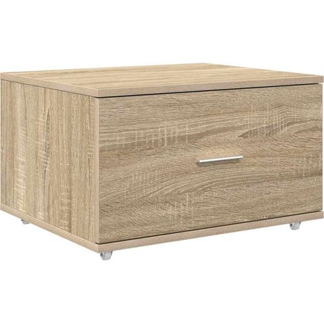Maison Exclusive - Cajonera con rueda Roble Sonoma 55 x 45 x 31 c