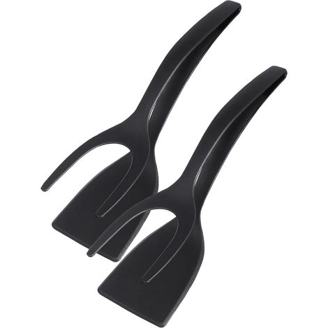 Spatule à œufs 2 en 1, pince à omelette, spatule à œufs, outils de cuisine à domicile (1/5)