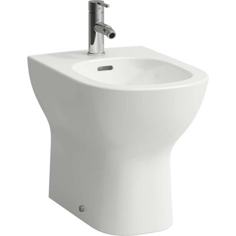 Laufen Lua - Bidet a terra, con foro per miscelatore, bianco H8320820003021