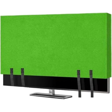 Housse de protection en feutre pour écran TV de 55, 65, 75", résistant aux rayures, protection mobile avec sangles inférieures pour téléviseurs de 55", 65", 75", housse de rangement légère (1/5)