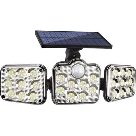 Lumières Extérieures Solaires Avec Capteur De Mouvement 3 Modes D'éclairage,Lumières Extérieures Alimentées Par L'énergie Solaire IP65 IP65 Étanche Lumières So-Un