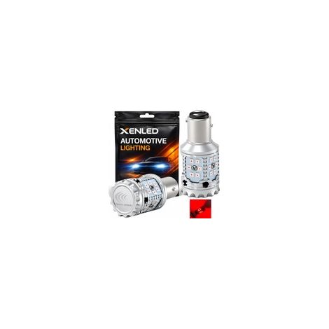 2X AMPOULES P21/5W ROUGE V2.0 30 LED EPISTAR - CANBUS PERFORMANCE - XENLED Double intensité (1/5)