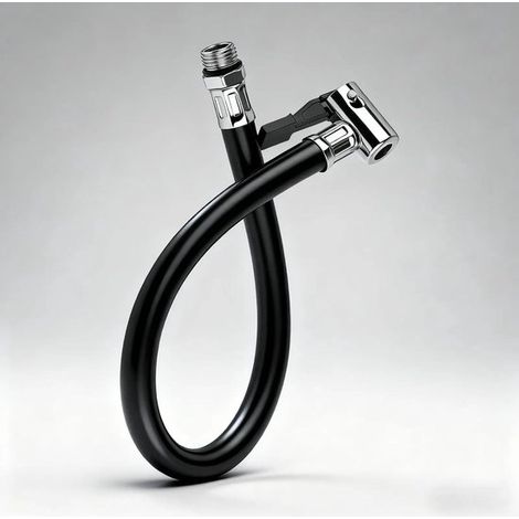 Adaptador de cable de extensión de 38 cm de longitud. Apto para bombas de aire para,motocicletas y bicicletas con rosca de 12,5 mm,12,5 mm,38 cm (1/5)