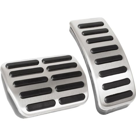 Ensemble de 2 couvre-pédales en aluminium pour VW Bora Fox, Golf III, IV, Lupo, New Beetle et Polo. (1/2)