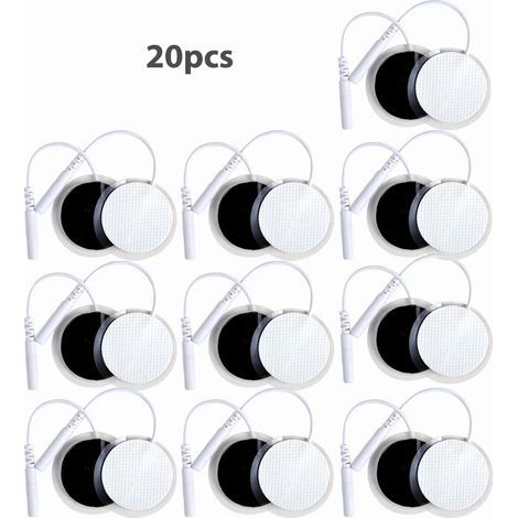 Non-woven replacement electrodes for physiotherapy, compatible with TENS, EMS devices and nerve and muscle stimulators for slimming massage 04005