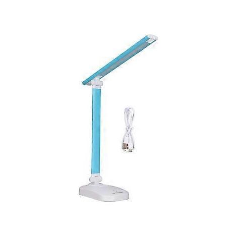 Lampe de bureau LED rechargeable par USB, lumière blanche chaude, trois modes de luminosité réglable, interrupteur tactile, petite lampe de bureau (1/4)