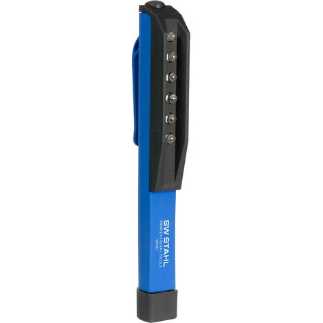 SW-Stahl S9730 LED-Mini Stableuchte inkl. 3X AAA Batterien, wasserabweisend, mit Taschenclip (1/2)