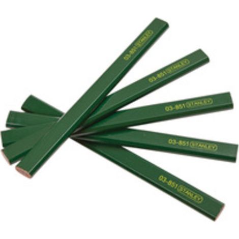 60 x STANLEY MATITA P/CARPENTIERE 180MM VERDE 1.03851