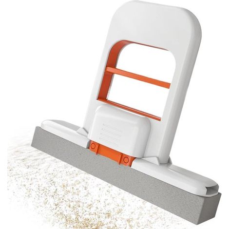 Mini mocio manuale Pulitore per vetri auto-strizzante, rimuove grasso e sporco da piastrelle, specchi, cucine, bagni, camere da letto, aree per animali domestici, auto, ecc. (1/5)