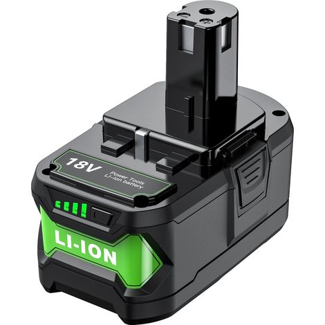 Remplacement de batterie, capacité 9000mAh, technologie Li-ion, compatible avec Ryobi (1/2)